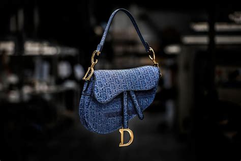 dior oblique embroidered saddle bag|dior saddle denim.